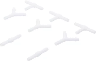 Assortiments de connecteurs de tuyau | résiste aux carburants | 6 mm | 8 pièces
