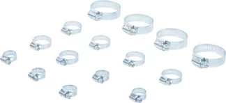 Assortiment de colliers | Ø 10 - 45 mm | 15 pièces