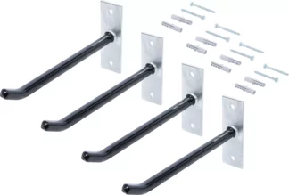 Jeu de crochets muraux pour jantes | 250 mm | 4 pcs.