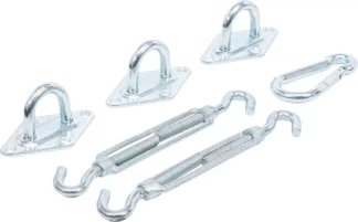 Jeu de montage de voiles d’ombrage | 6 pcs.