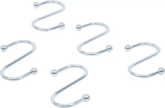 Jeu de crochets en S | 75 mm | 5 pcs.