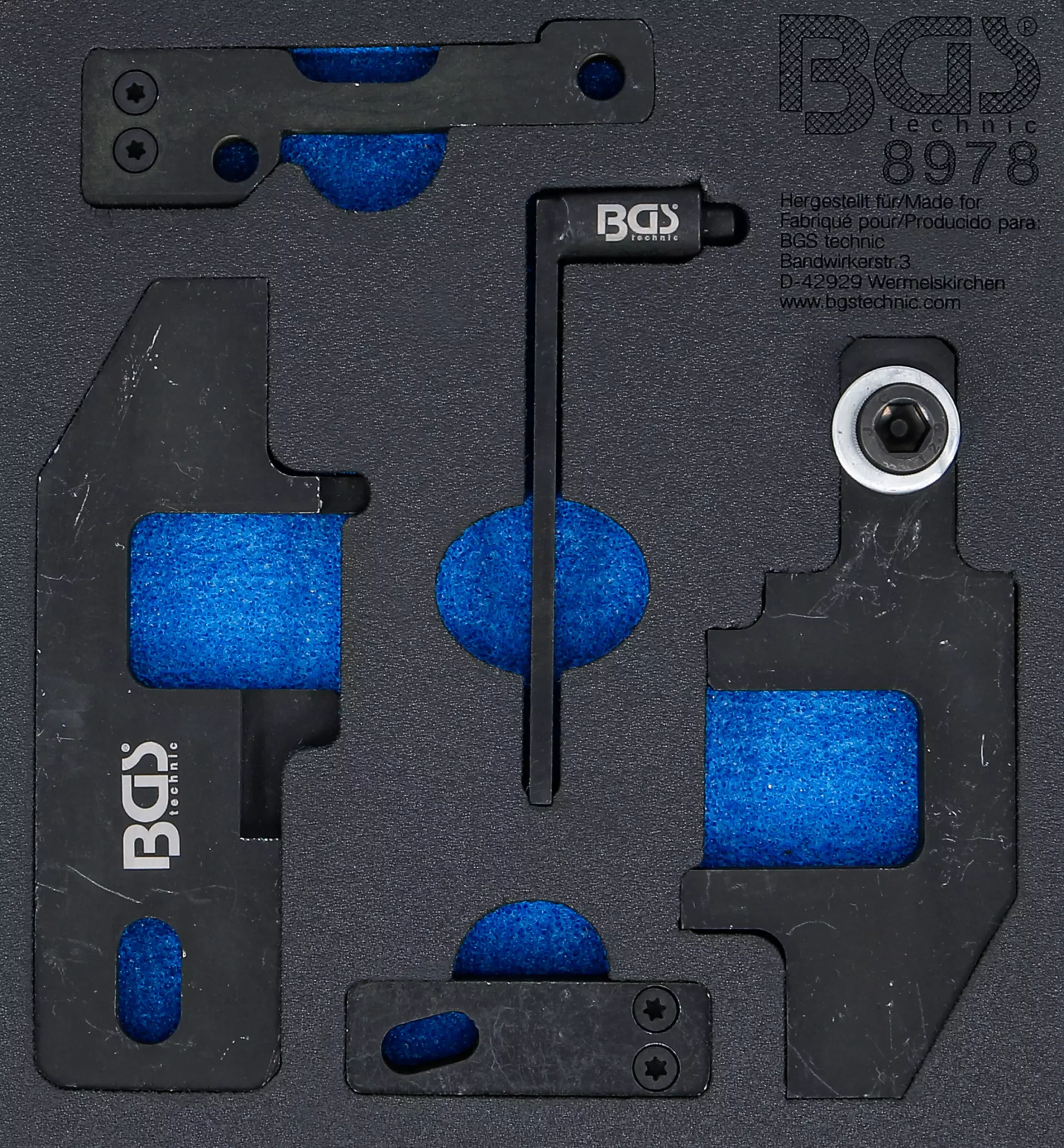 Insert de servante d'atelier 1/6 : Coffret de calage | pour PSA, Toyota 1.0, 1.2 VTi
