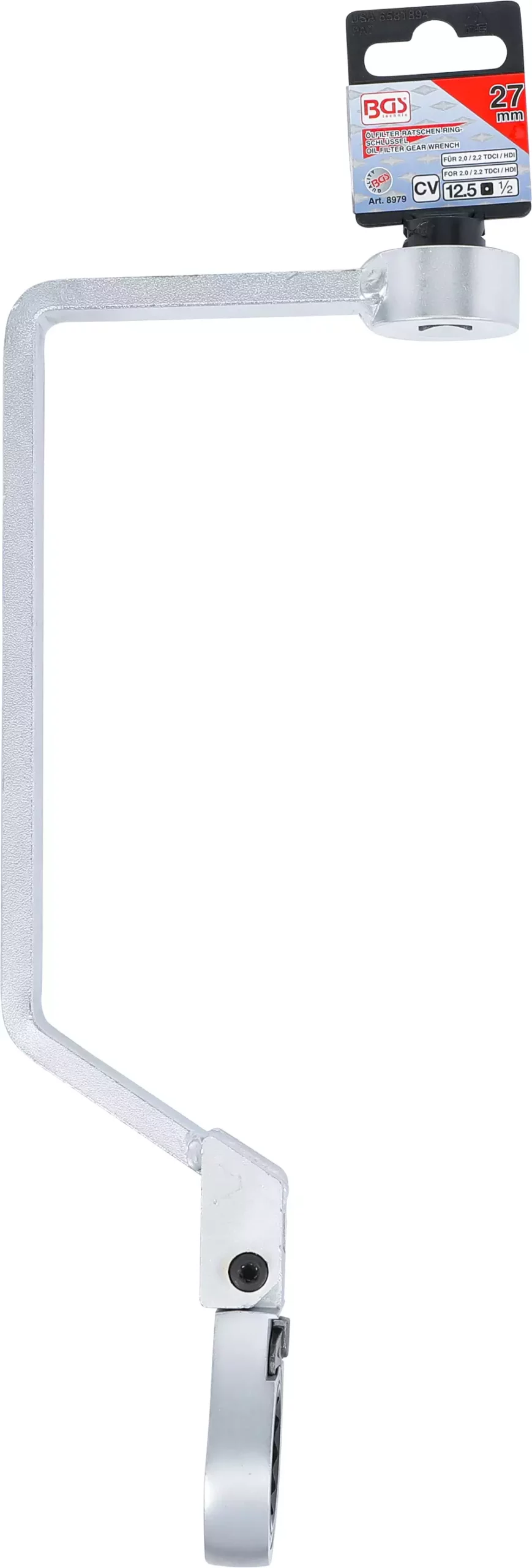 Clé polygonale à cliquet spéciale pour vidange d’huile | pour PSA, Ford 2.0, 2.2 TDCI, HDI – Image 4