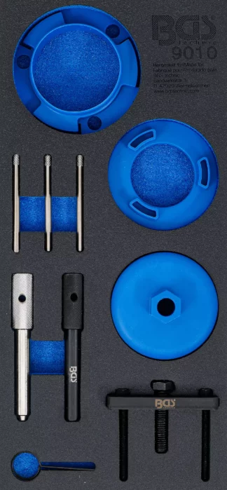 Insert de servante d'atelier 1/3 : Coffret de calage | pour Jaguar, Land Rover, Ford, Citroën 2.0, 2.2, 2.4, 3.2 diesel