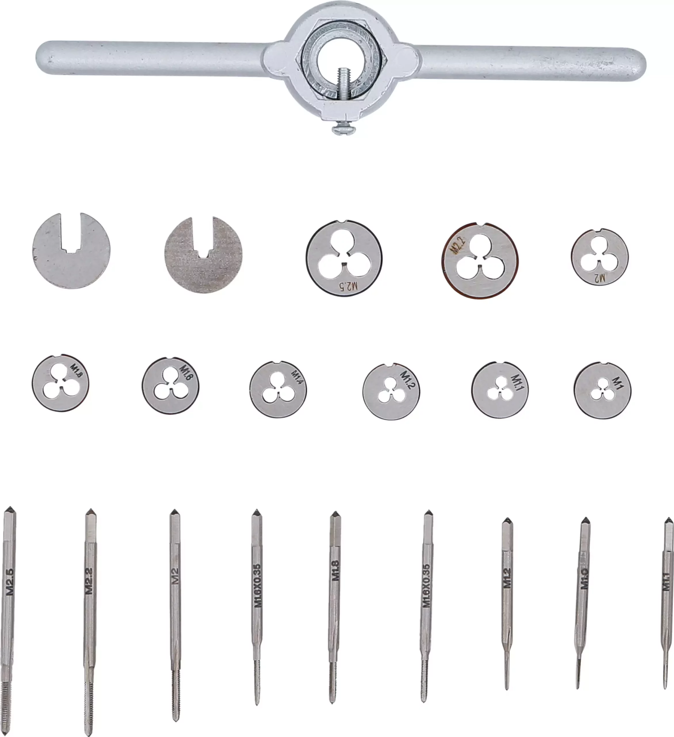 Jeu de tarauds | M1 - M2,5 | 31 pièces – Image 2
