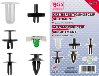 Assortiment de clips de fixation automobiles pour BMW & VW | 290 pièces