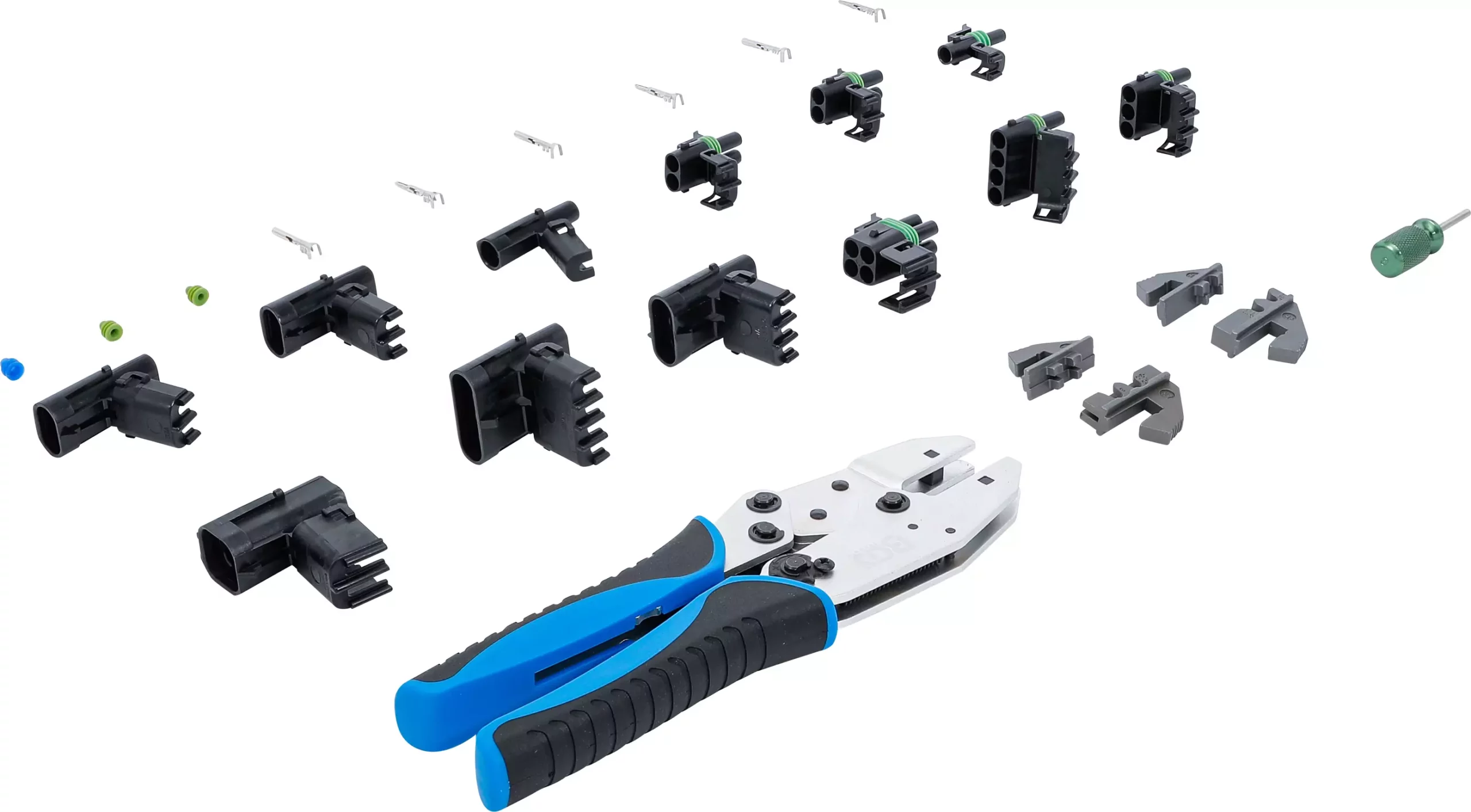 Jeu de pinces à sertir avec des connecteurs étanches à l'eau | 220 pièces – Image 6