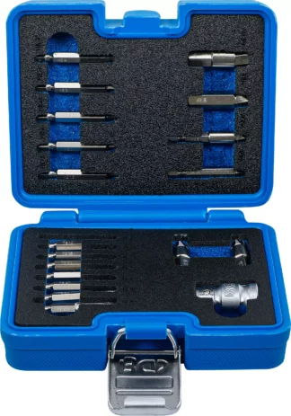 Jeu de tournevis | Pour six pans femelle 1,5 - 10 mm/Profil T (pour Torx) | T10 - T55 | 19 pièces