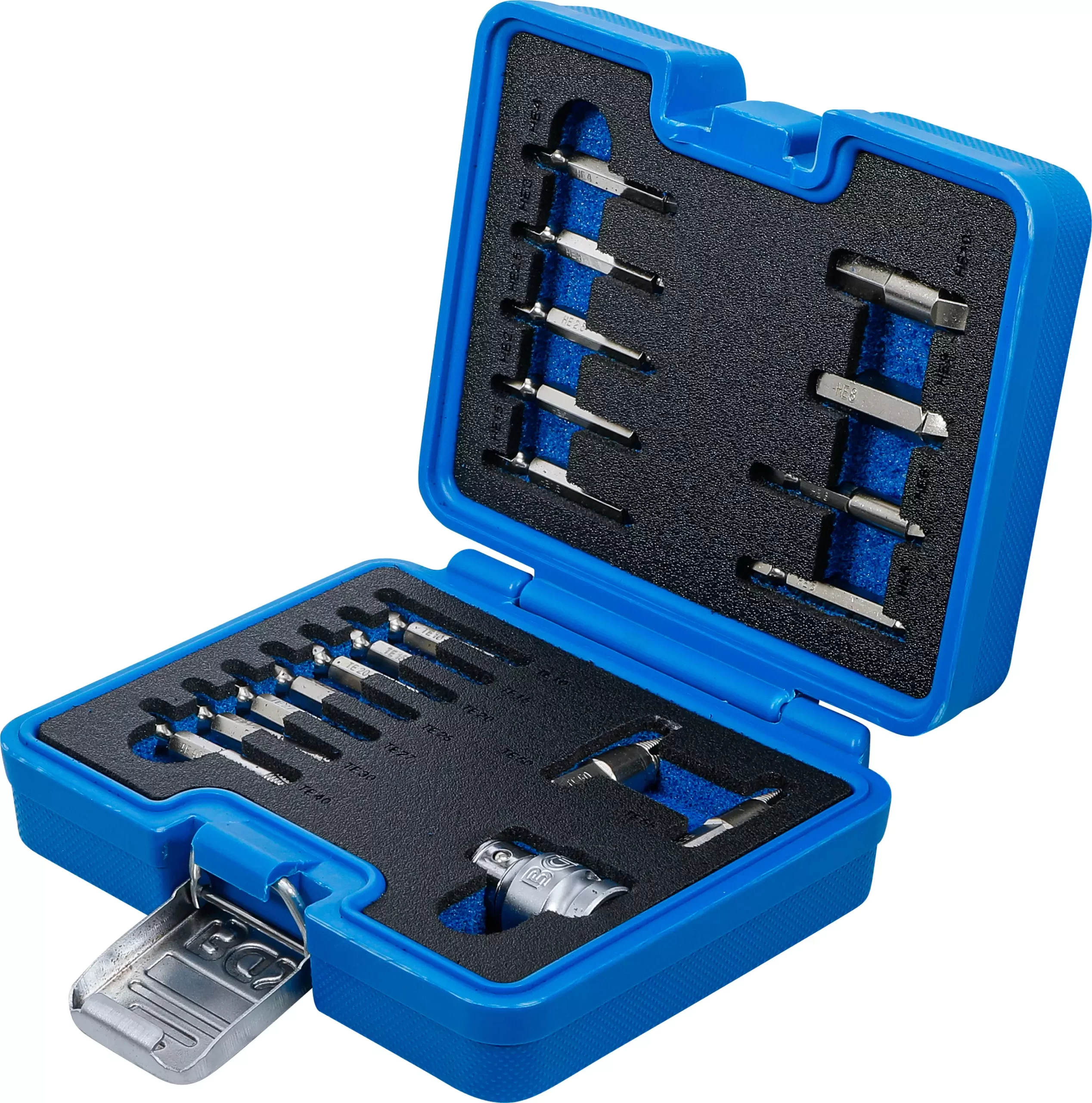 Jeu de tournevis | Pour six pans femelle 1,5 - 10 mm/Profil T (pour Torx) | T10 - T55 | 19 pièces – Image 3