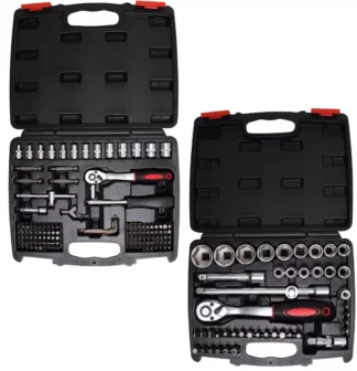 Coffret de douilles | 6,3 mm (1/4") / 12,5 mm (1/2") | 174 pièces