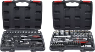 Coffret de douilles | 6,3 mm (1/4") + 12,5 mm (1/2") | en pouces | 174 pièces