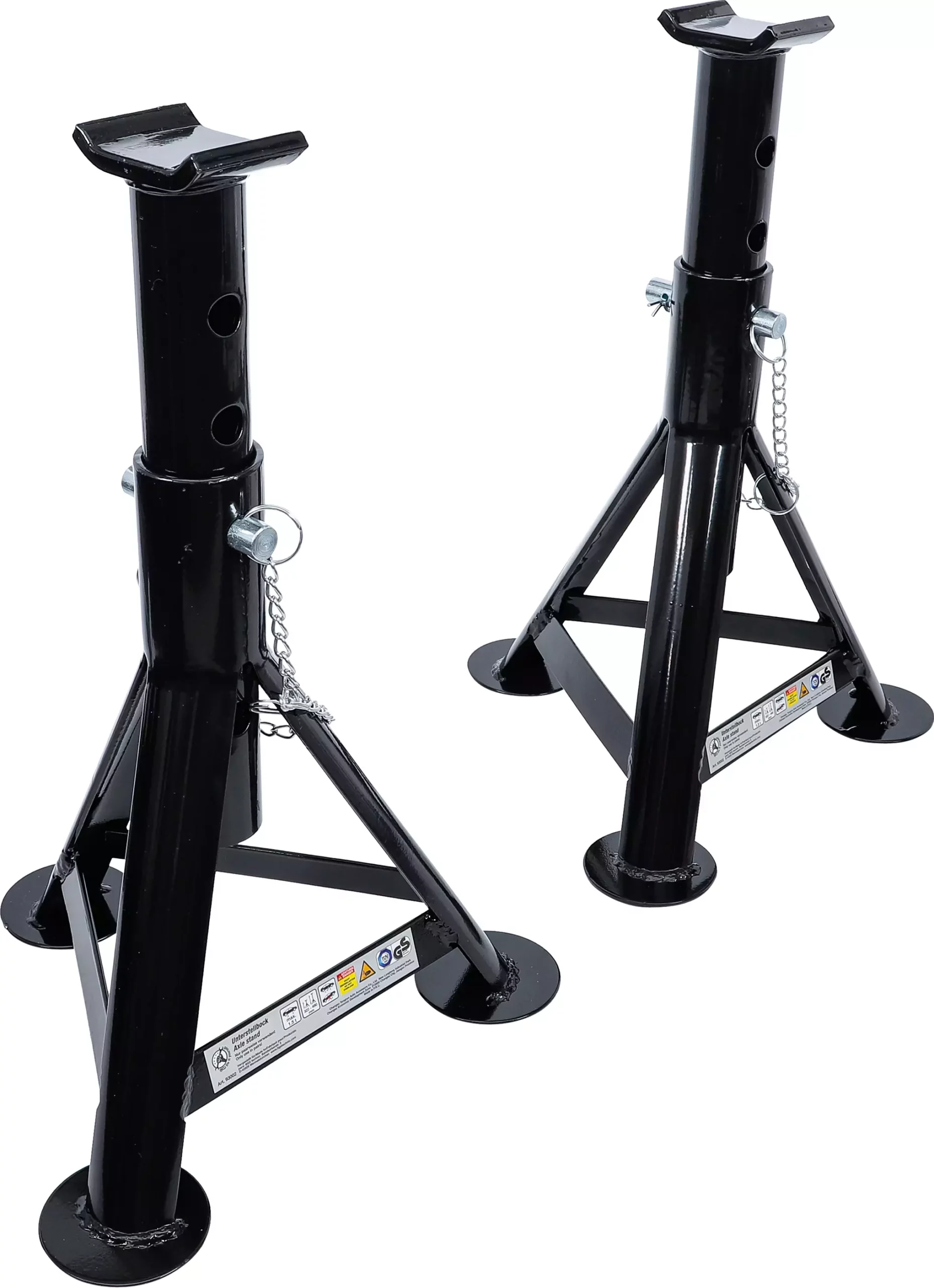 Chandelles du support | capacité de charge 1500 kg/paire | course 322 - 490 mm | 1 paire