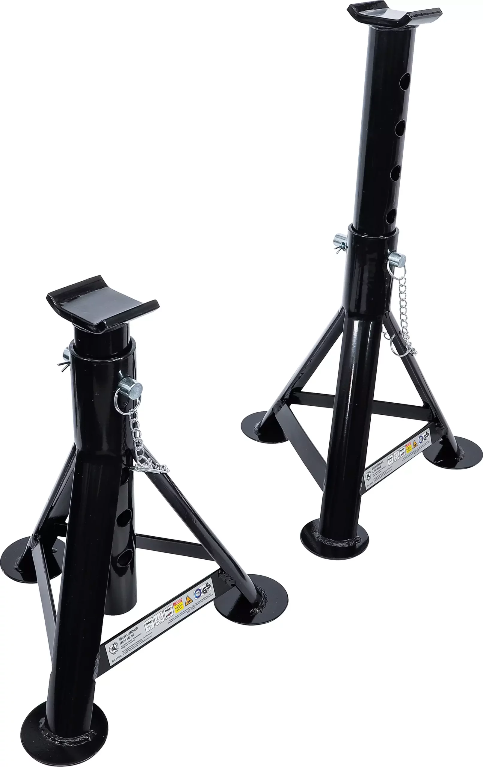 Chandelles du support | capacité de charge 1500 kg/paire | course 322 - 490 mm | 1 paire – Image 2