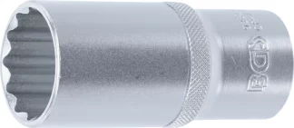 Douille pour clé, douze pans, longue | 12,5 mm (1/2") | 27 mm