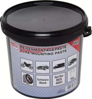 Graisse crême de montage de pneus | noire | 5 kg