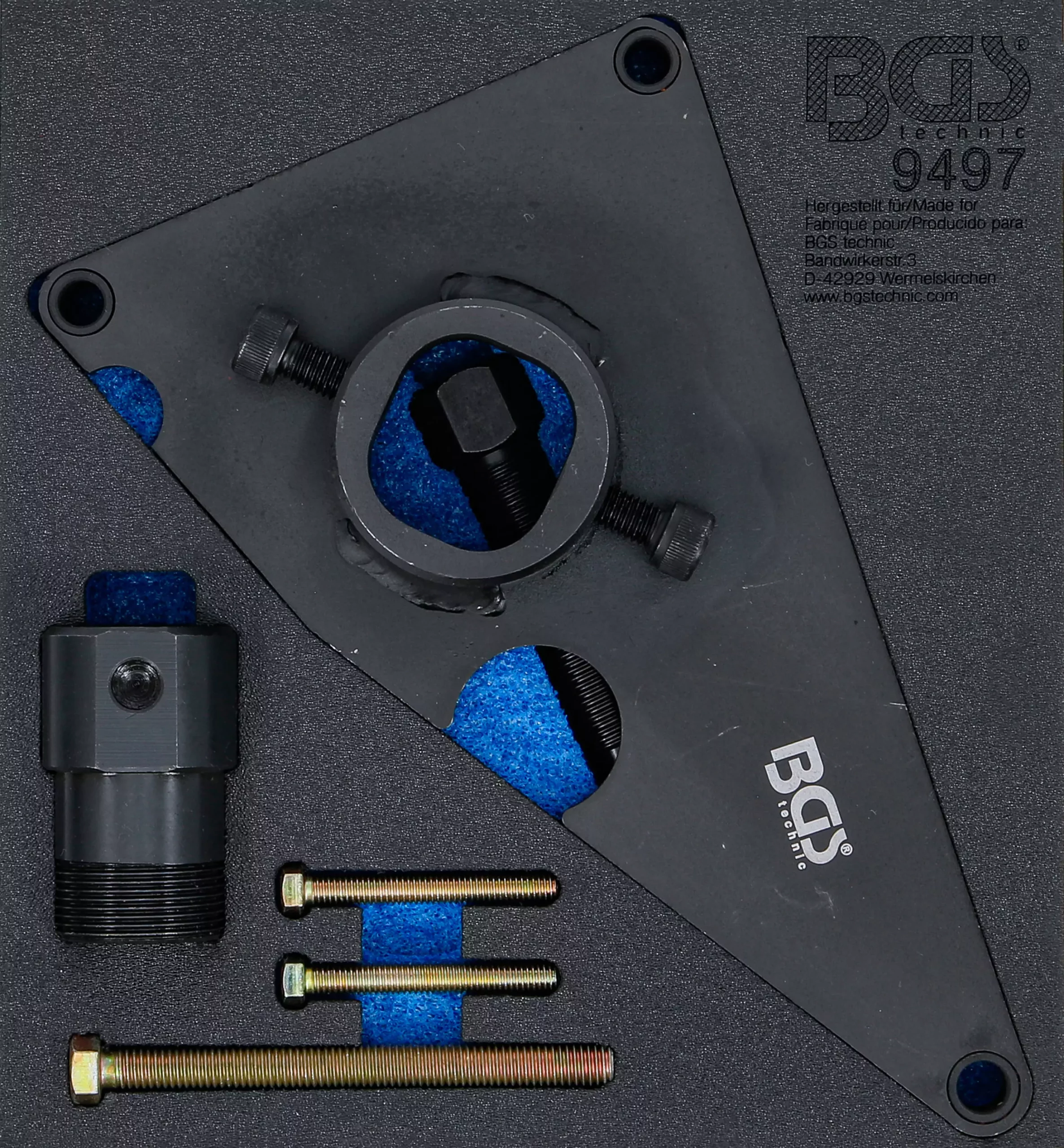 Insert de servante d'atelier 1/6: Extracteur de pignon de chaîne de pompe haute pression | pour Hyundai, Kia