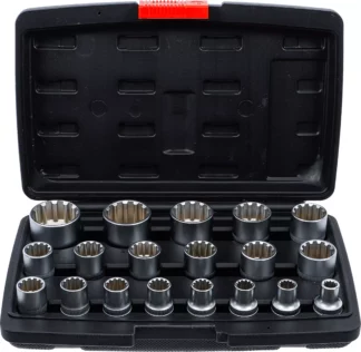 Jeu de douilles Gear Lock | 12,5 mm (1/2") | 19 pièces
