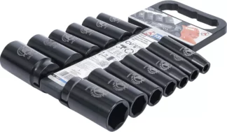 Jeu de douilles à choc | 12,5 mm (1/2") | 10 - 32 mm | 13 pièces