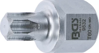 Douille à embouts pour courroies en V | 12,5 mm (1/2"), hexagone mâle 22 mm | profil T (pour Torx) T60