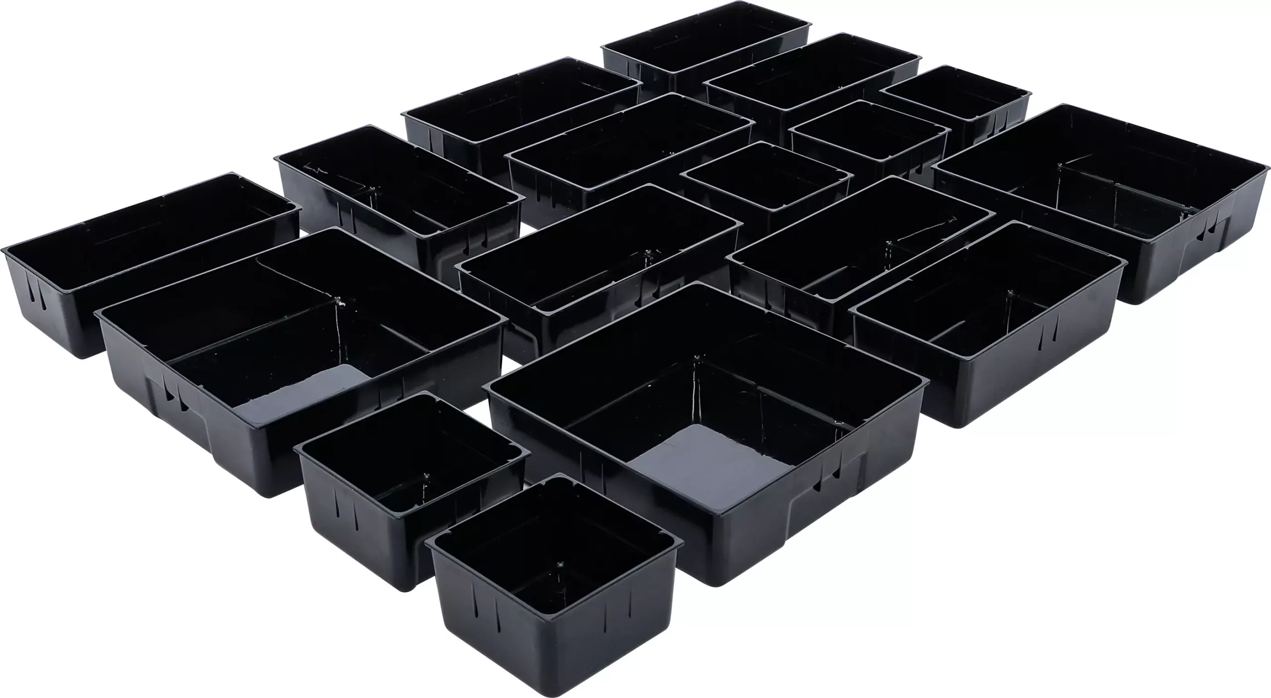 Compartiments de rangement en matière plastique | pour servante d’atelier | 17 pièces – Image 2