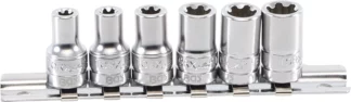 Jeu de douilles, profil T Plus (pour Torx Plus) | 6,3 mm (1/4") | 6EP - 12EP | 6 pièces