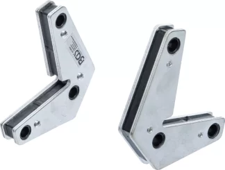 Jeu de supports magnétiques puissants | forme en L | 2 pièces