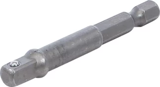 Adaptateur pour perceuses | empreinte six pans mâle 6,3 mm (1/4") sur carré mâle 6,3 mm (1/4")