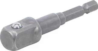 Adaptateur pour perceuses | empreinte six pans mâle 6,3 mm (1/4") sur carré mâle 12,5 mm (1/2")