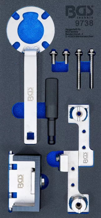 Insert de servante d'atelier 1/3 : Coffret de calage | pour Ford 2.5, Volvo 1.6 - 2.5 & 2.4D