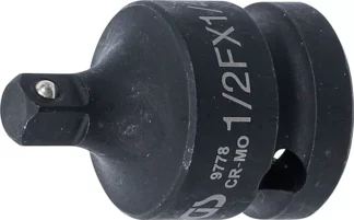 Adaptateur de clé à douille à choc | femelle 12,5 mm (1/2") - mâle 6,3 mm (1/4")