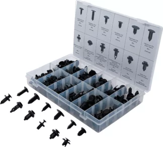 Assortiment de clips sapin plastiques | universels | 192 pièces