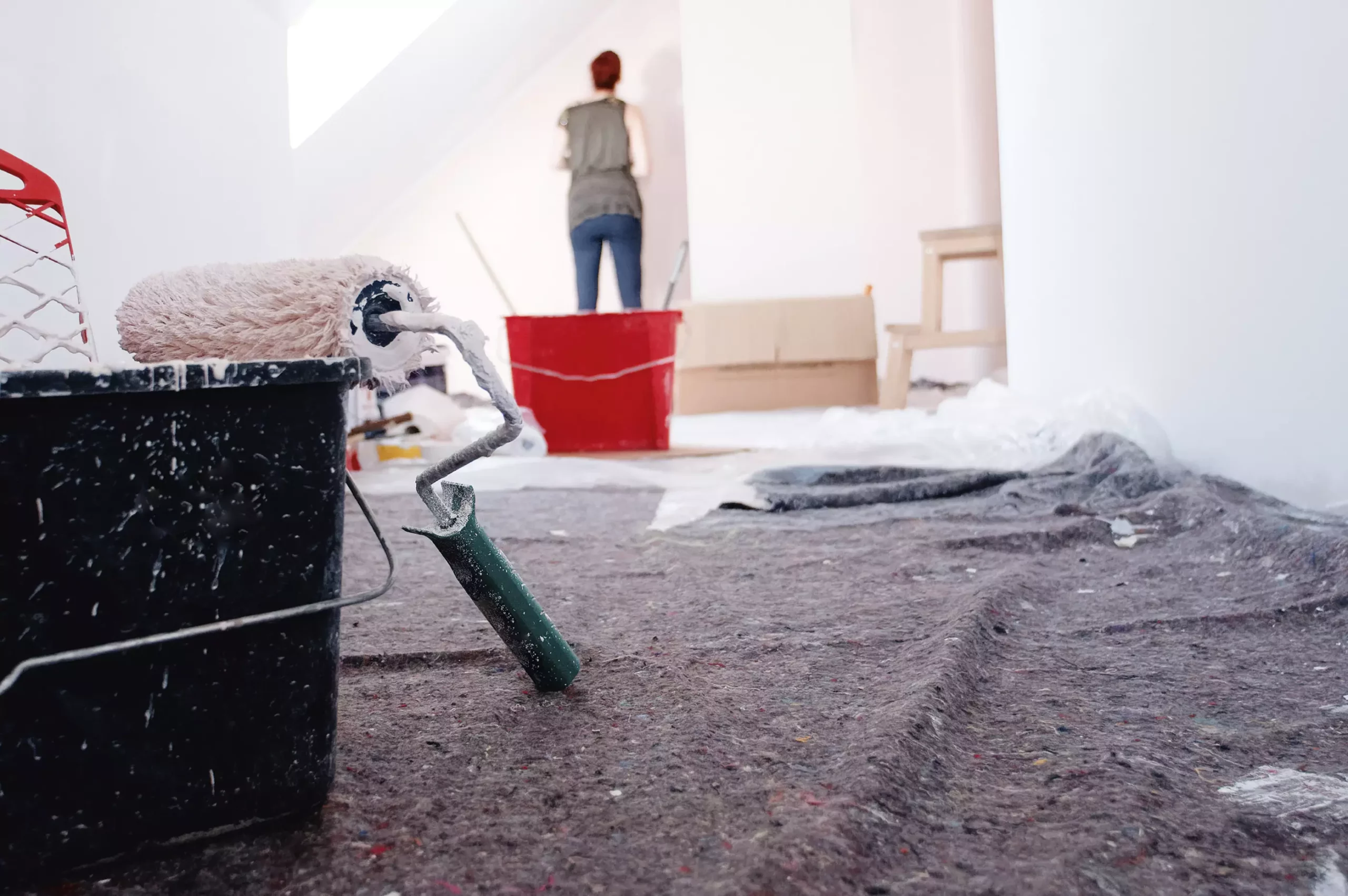 Membrane de recouvrement de peinture | en rouleau | 25 x 1 m – Image 2
