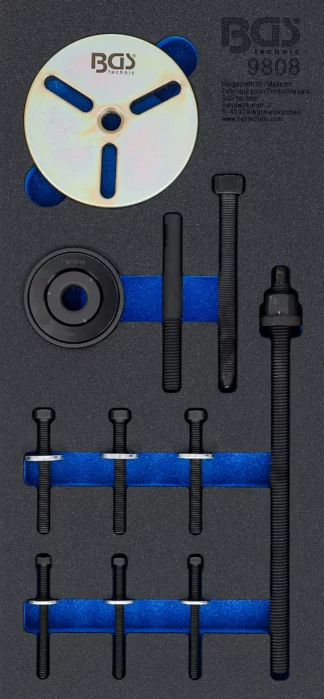 Insert de servante d'atelier 1/3 : Coffret de calage de poulie de vilebrequin | pour moteurs MINI Cooper W11