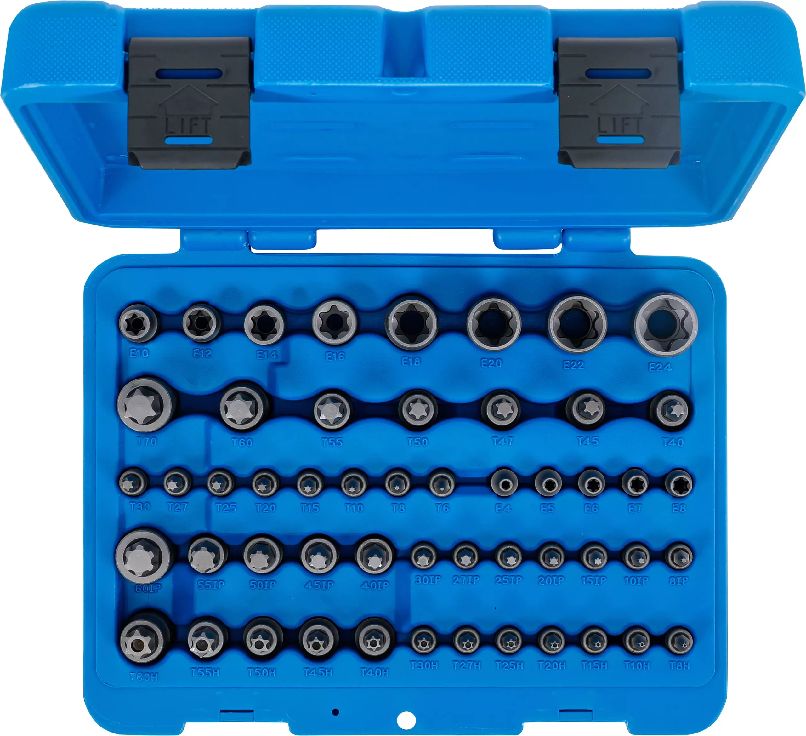 Jeu d’embouts et de douilles | Profil E/T (pour Torx)/Profil T (pour Torx) avec perçage/Profil TP (pour Torx Plus) | 52 pièces – Image 4