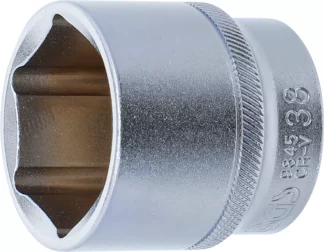 Douille pour clé, six pans | 12,5 mm (1/2") | 38 mm
