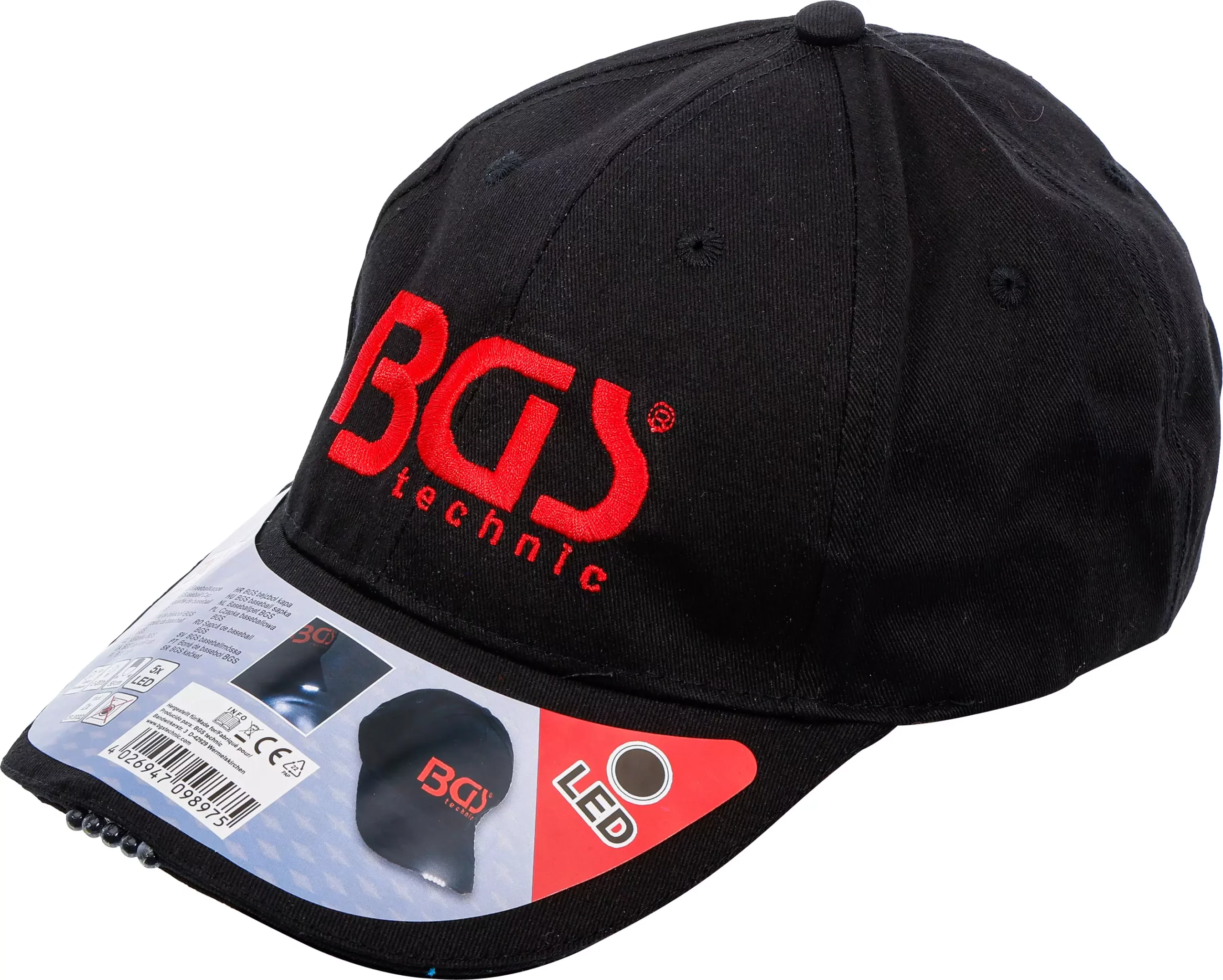 Casquette de baseball BGS | avec lumière LED – Image 5