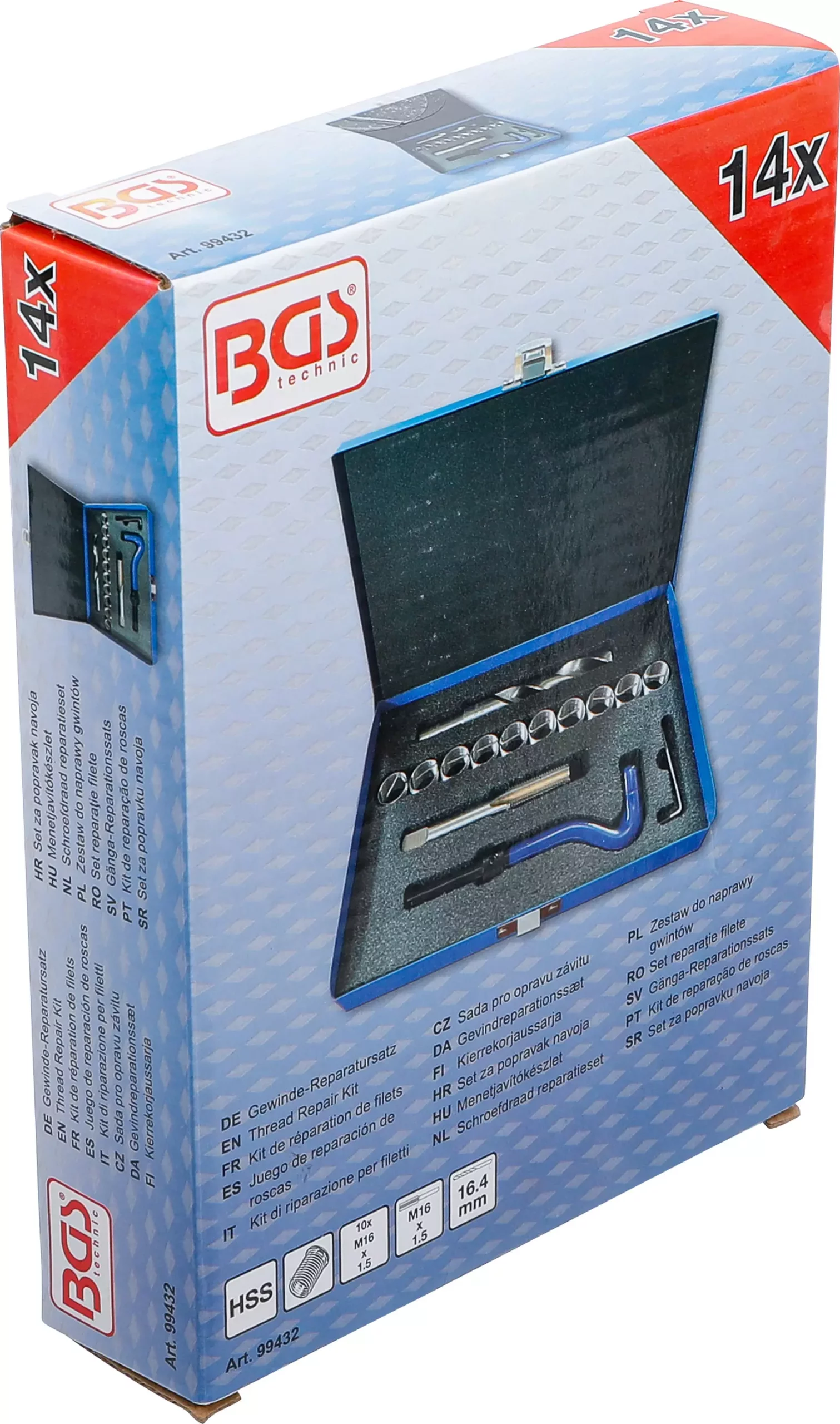 Kit de réparation de filets | M16 x 1,5 | 14 pièces – Image 6