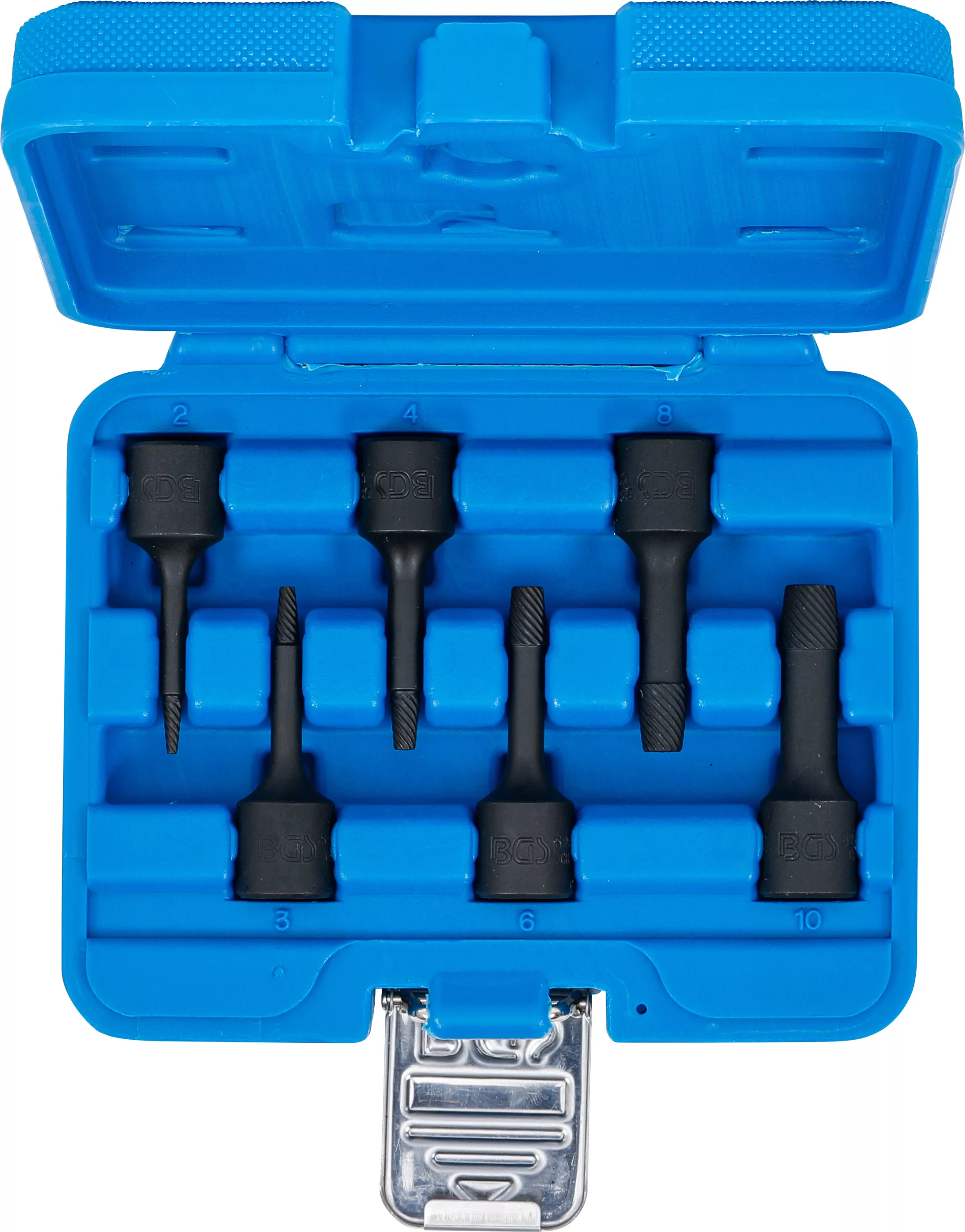 Jeu de douilles spiralées/extracteur de vis | 10 mm (3/8") | 2 - 10 mm | 6 pièces – Image 13