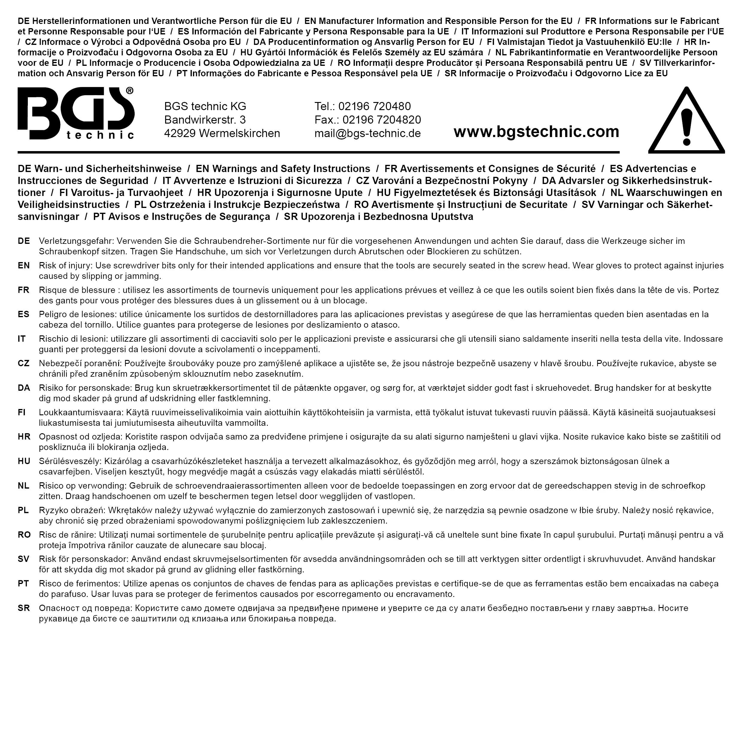 Jeu de tournevis | avec assortiment d’embouts | dans un présentoir en plastique | 29 pièces – Image 10