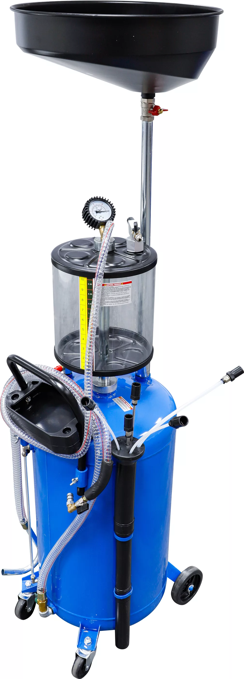 Vidangeur pneumatique d’huile avec récupérateur d’huile usée | 80 l – Image 7