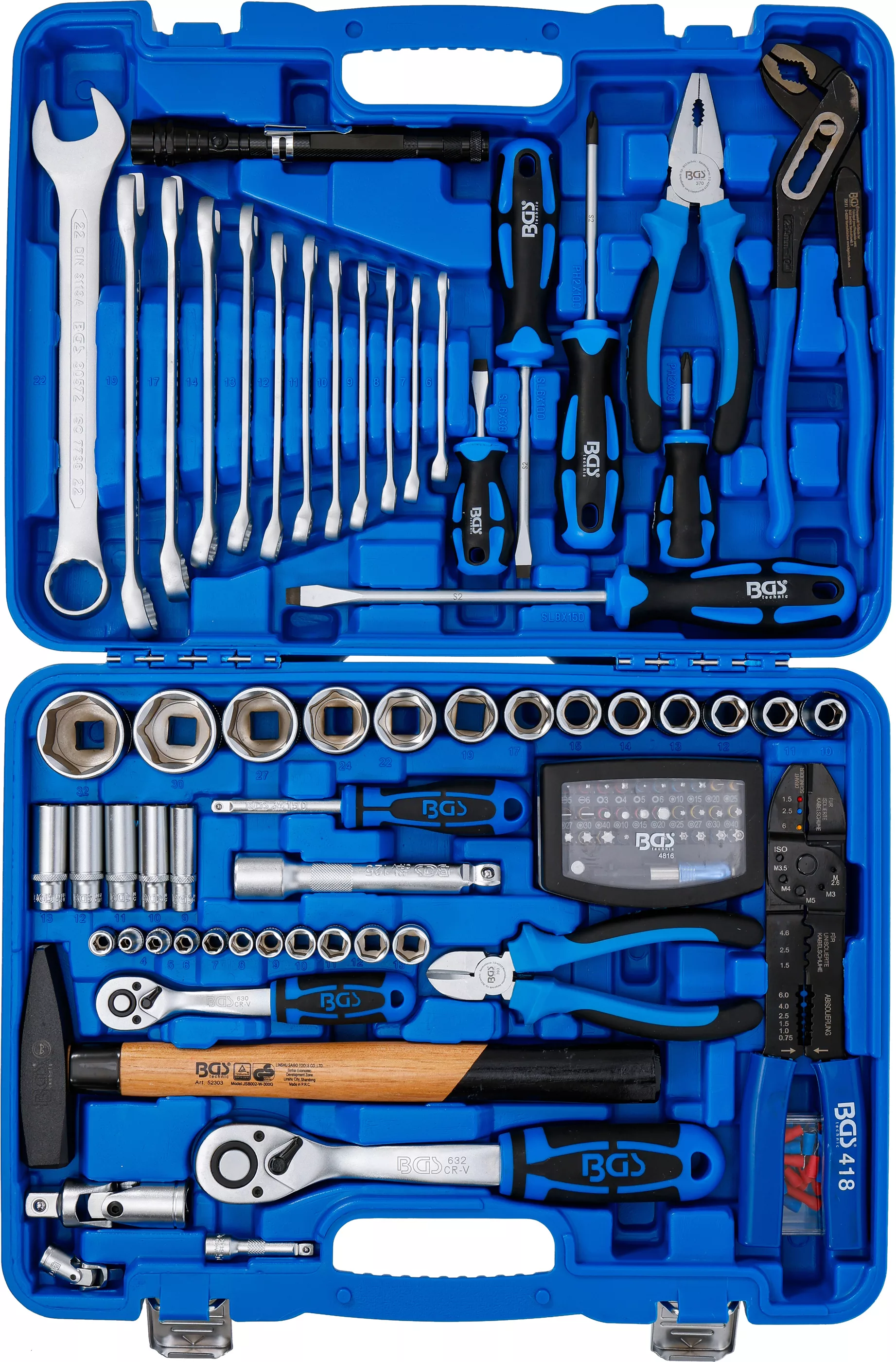 Caisse à outils pour clés à douilles | 117 pièces – Image 4