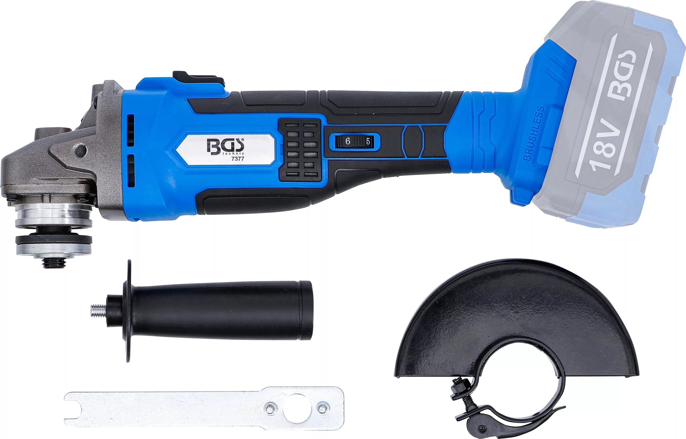 Jeu de meuleuse d’angle sur batterie | sans balais | 18 V | avec batterie et chargeur rapide – Image 17