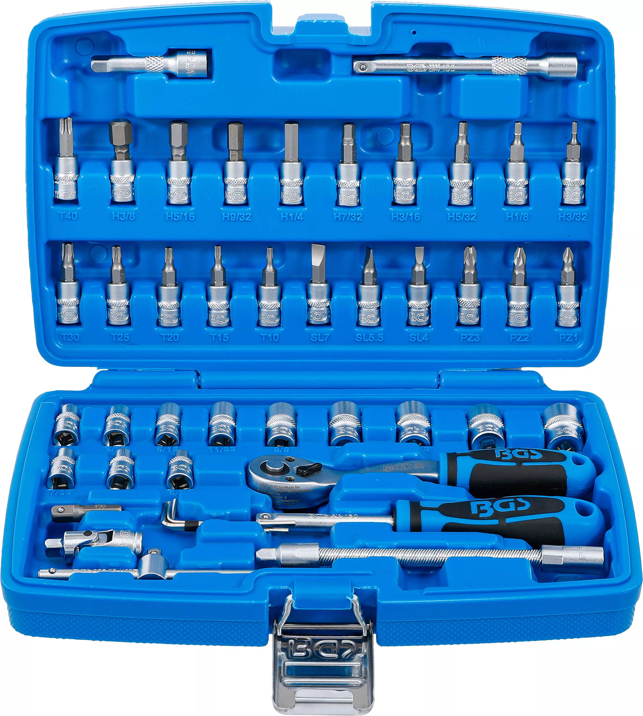 Coffret de douilles | 6,3 mm (1/4") | en pouces | 46 pièces – Image 8