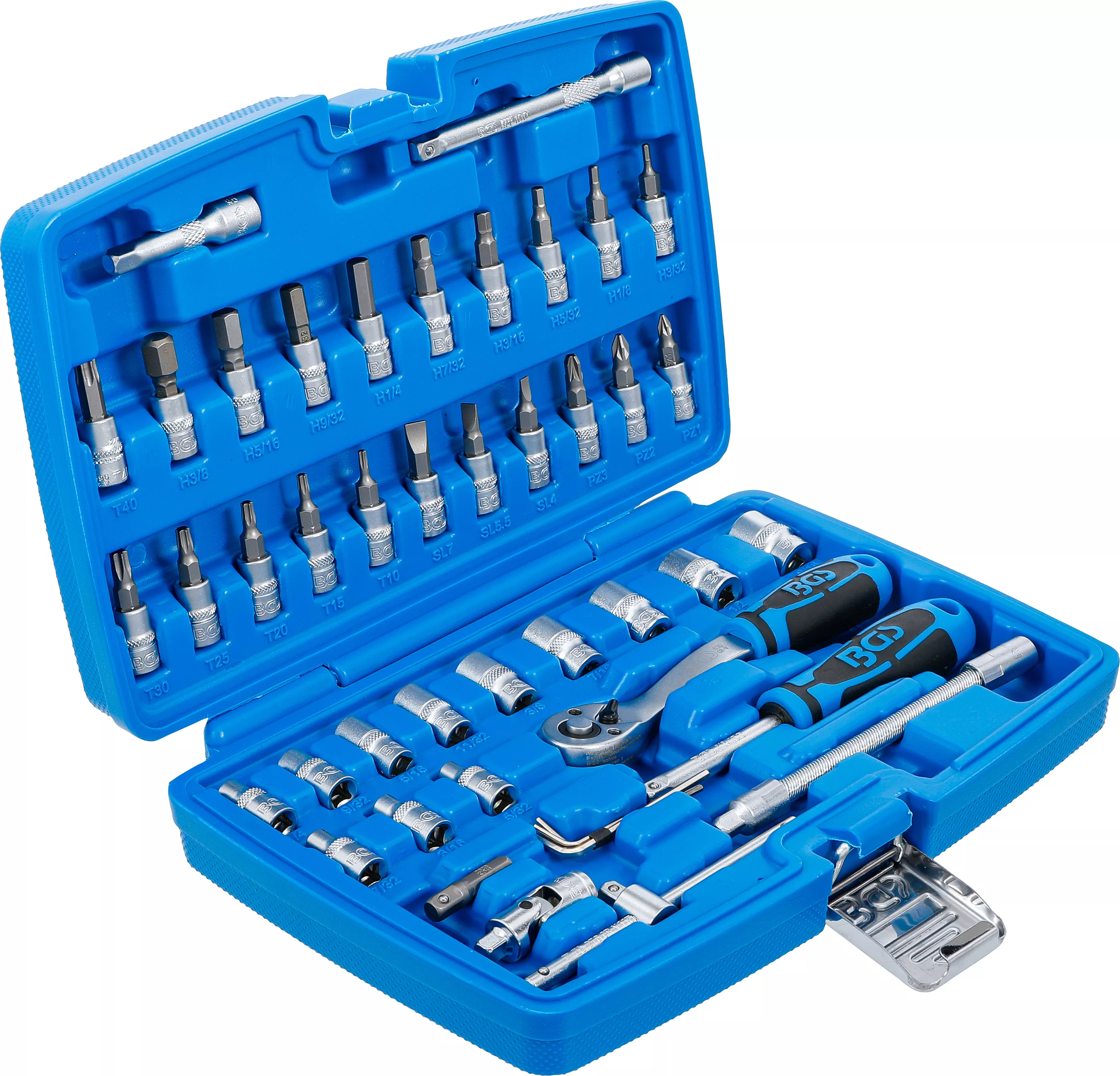 Coffret de douilles | 6,3 mm (1/4") | en pouces | 46 pièces – Image 9