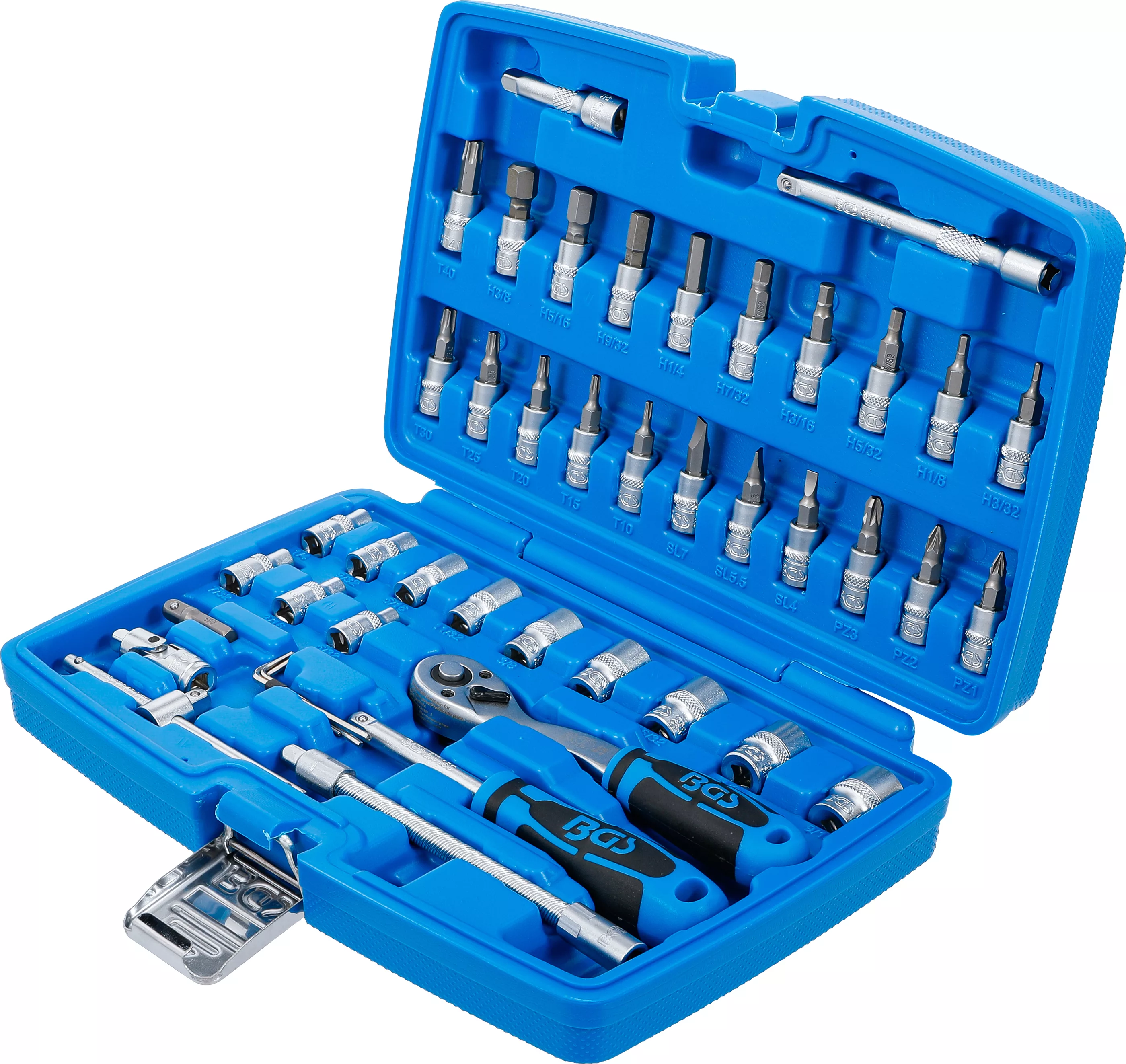 Coffret de douilles | 6,3 mm (1/4") | en pouces | 46 pièces – Image 10