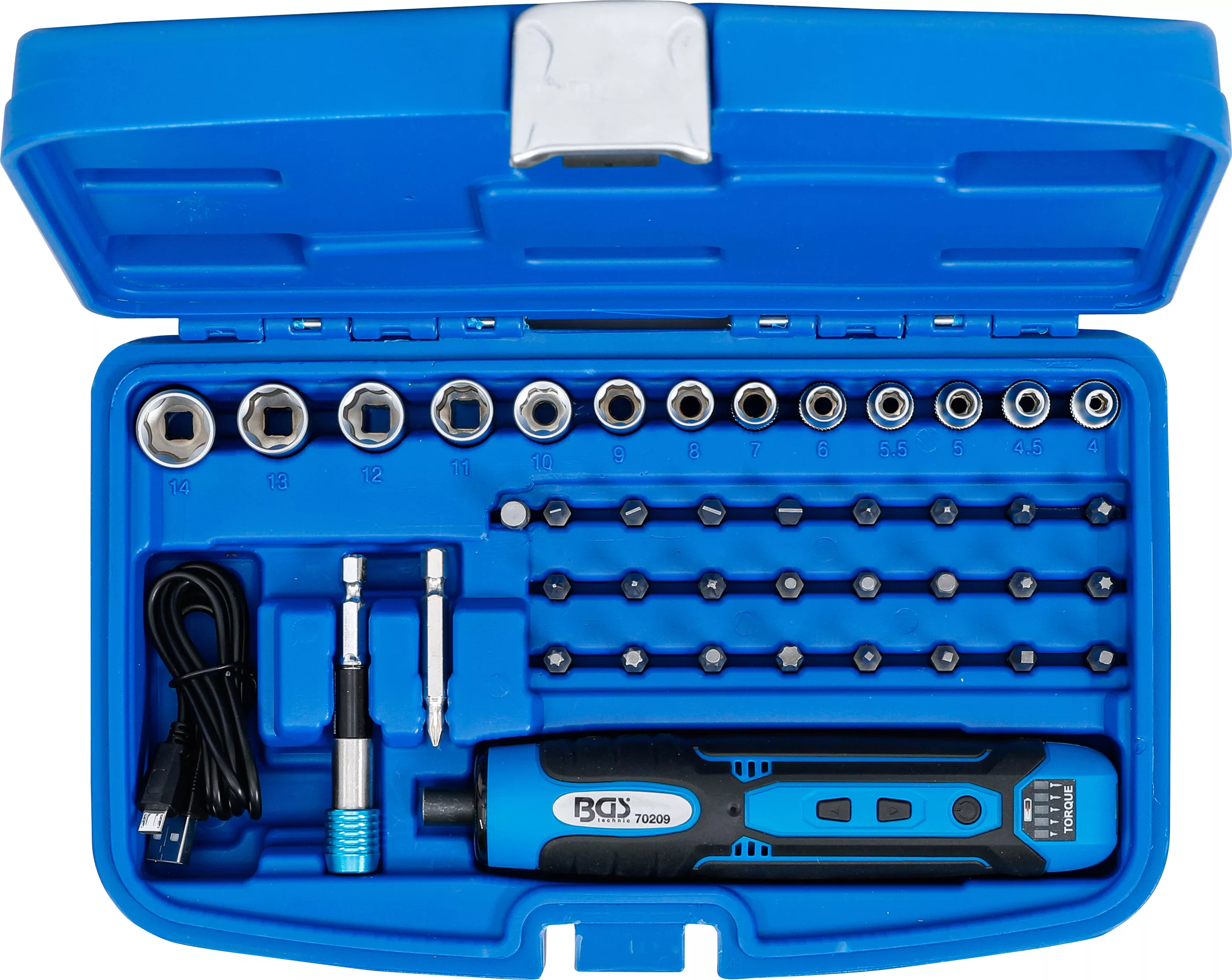 Tournevis sur batterie | avec jeu d’embouts et de douilles | 41 pièces – Image 18