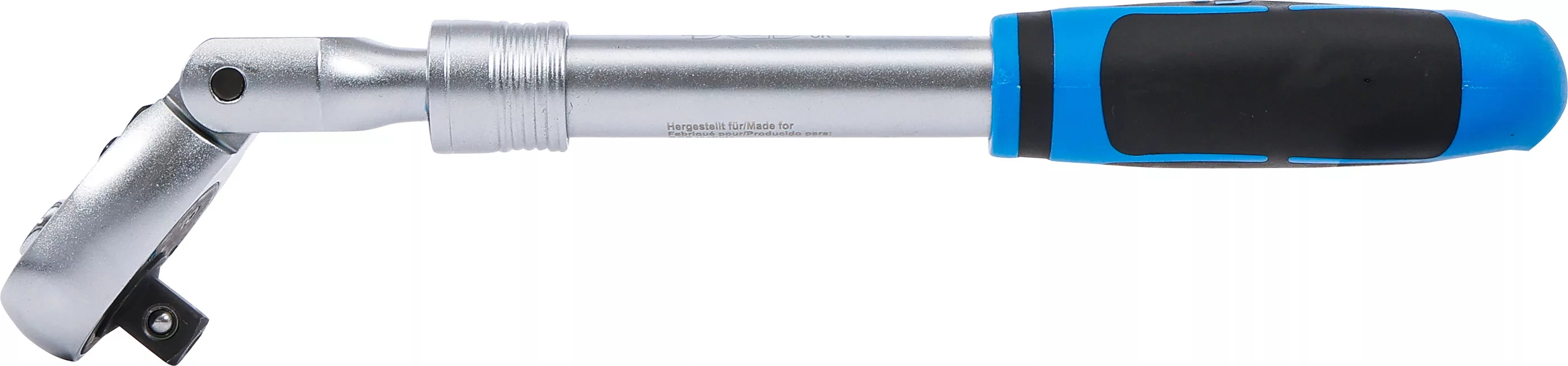 Jeu de cliquets réversible | extensible, inclinable | 6,3 mm (1/4") - 10 mm (3/8") - 12,5 mm (1/2") | 3 pièces – Image 12