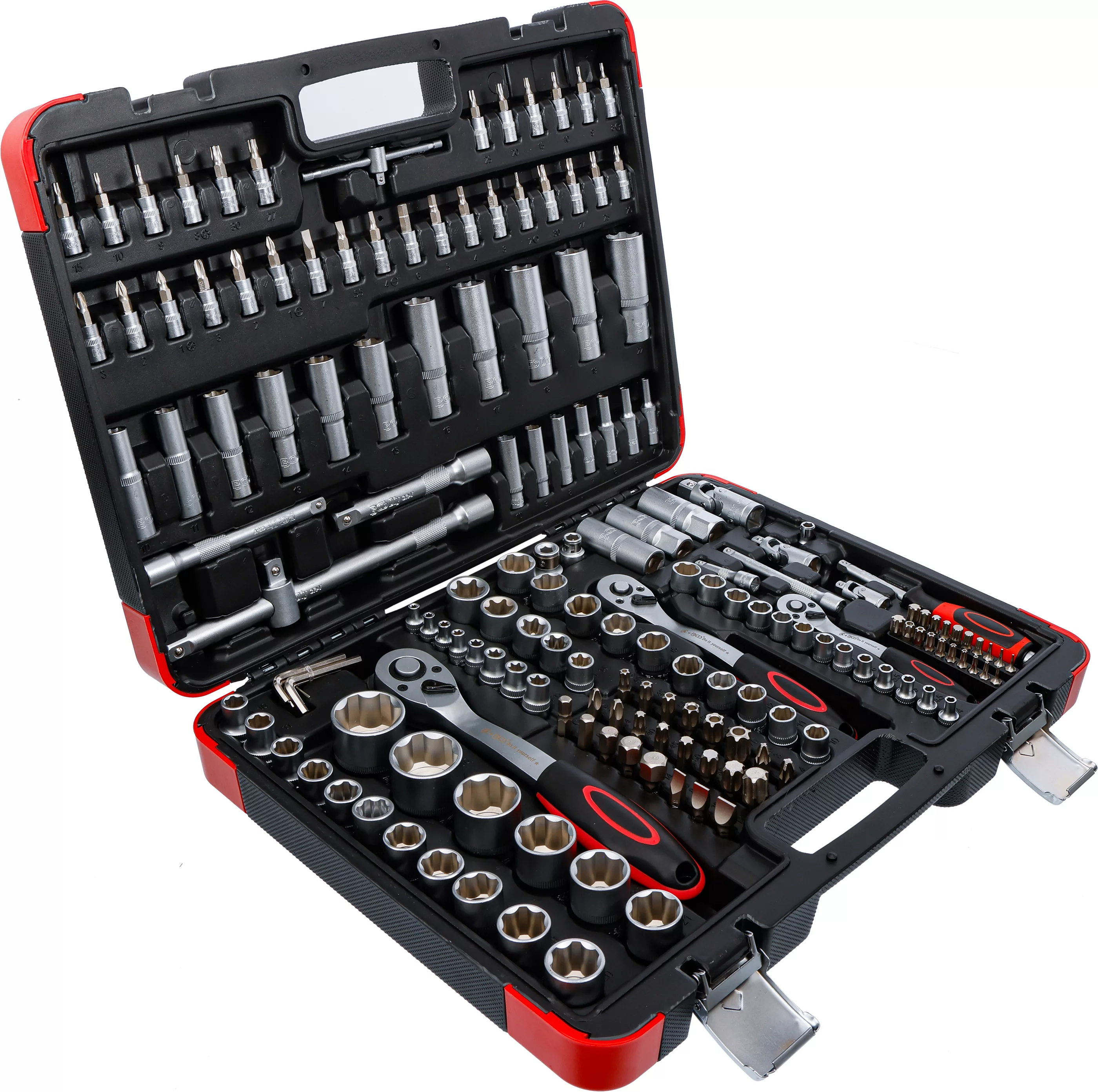 Coffret de douilles | 6,3 mm (1/4") / 10 mm (3/8") / 12,5 mm (1/2") | 172 pièces – Image 10