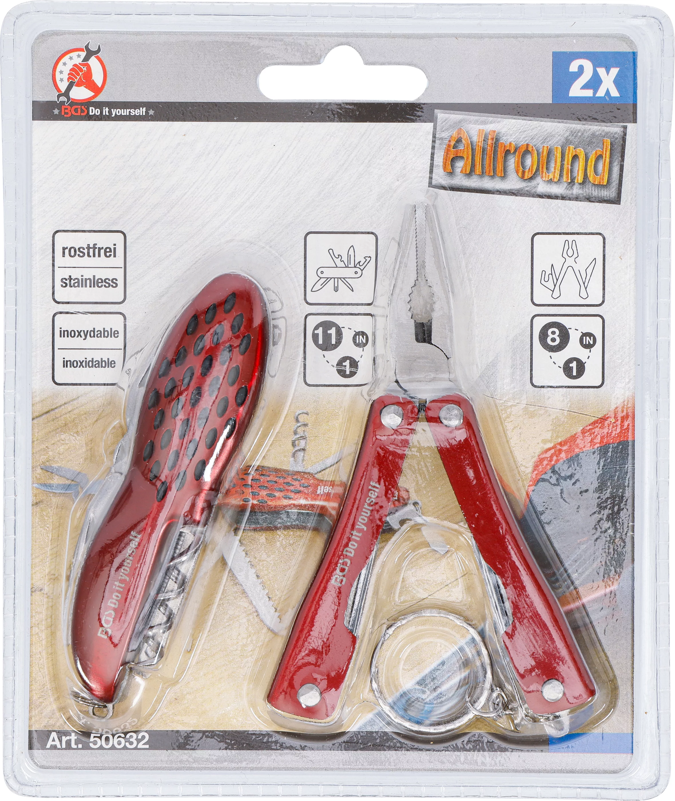 Jeu d’outils multifonctions | inoxydable | 2 pièces – Image 12