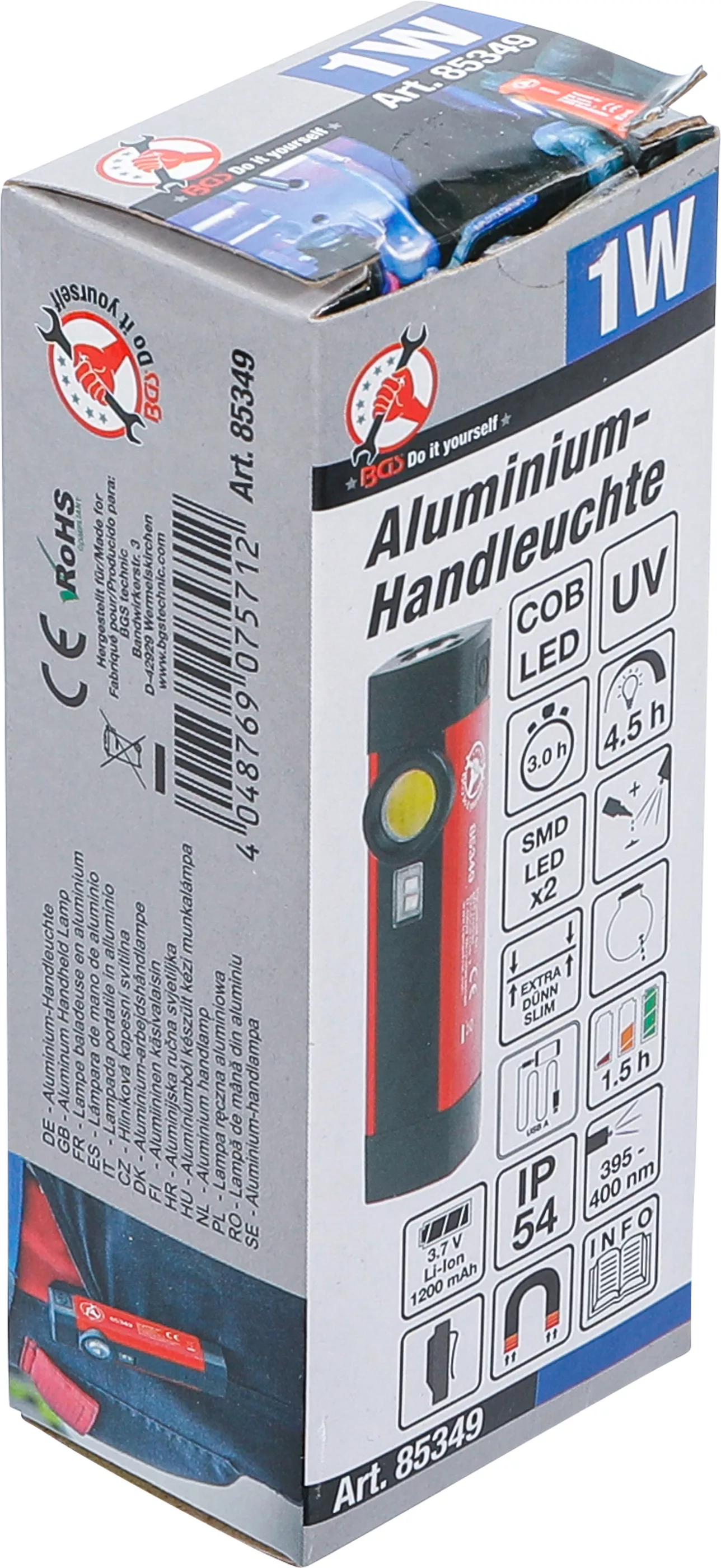 Lampe COB-LED / UV baladeuse en aluminium | 1 W – Image 20